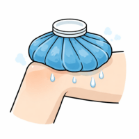 膝のアイシング